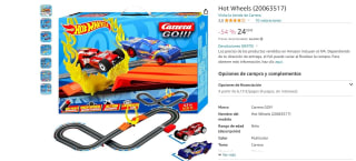 Hot Wheels Carrera Go Circuito de Carreras + 2 Coches por 24,50€