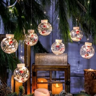 Cortina de luz LED árbol de Navidad de Papá Noel Año Nuevo 2022 por 17,60€