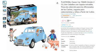 Playmobil Classic Car 70640 Citroën 2 CV por 28,49€