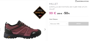 Zapatillas de Trekking de Mujer Millet Hike Up GTX por 999€
