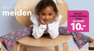 50% korting op alle meisjes flared broeken bij terStal
