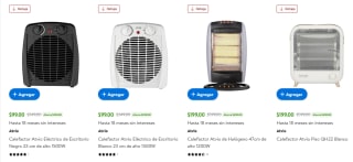 70% de descuento en Calefactores en Walmart