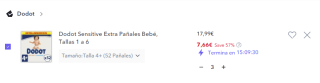 Pañales DODOT bebes precios mínimos en Miravia