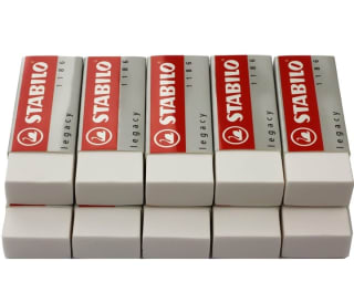 Stabilo 20 gomas de borrar por 3,77€.