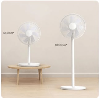 XIAOMI FAN MIJIA-Ventilateur électrique intelligent sur pied à 55,93€