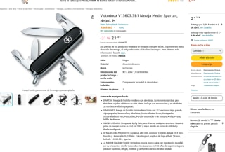 Navaja Victorinox V13603.3B1 Medio Spartan por solo 21,24€