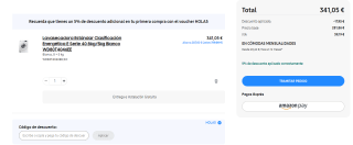 Samsung Lavasecadora Serie 40 8kg/5kg WD80T4046EE por 341,05€