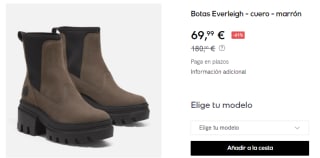 Botas de Mujer Timberland Everleigh por 69.99€
