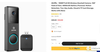 Annke Smart Draadloze Video Deurbel voor €34,99