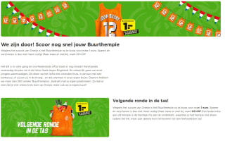 Oranje Buurthempie voor €1 bij Plus