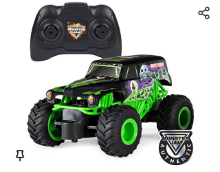 Monster Jam Coche TELEDIRIGIDO Grave Digger - Coche RC Grave Digger a Escala 1:24-2.4GHZ hasta 76m por 15,99€
