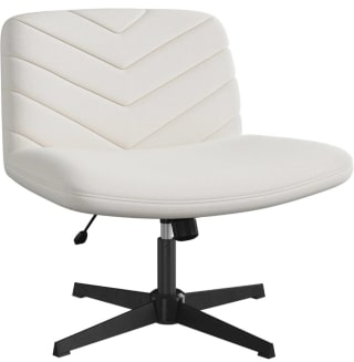 Silla de oficina ancha sin ruedas con función mecedora por 55,99€