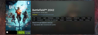 Tot 92% korting op Battlefield games tijdens de Franchise sale via Steam