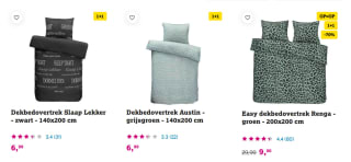 1+1 gratis op geselecteerde dekbedovertrekken & hoeslakens bij Leenbakker