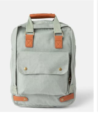 Mochila de mujer canvas kaki Green Coast por 9.99€