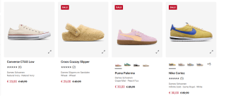 Tot 65% korting + 40% extra korting op het 2e paar schoenen bij Foot Locker