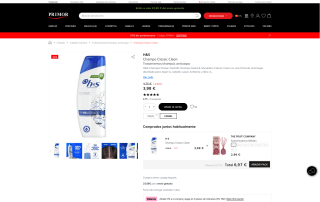 H&S champú Classic Clean 330ml por 3,98€