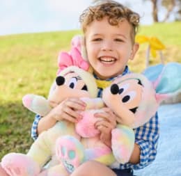 Diverse paasthema-knuffels voor €20 p.s. in de Disneystore