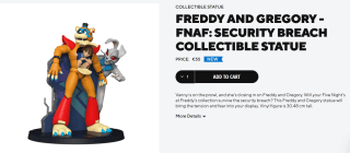 Funko 12"/30,5 cm Standbeeld: Five Nights at Freddy's - Freddy en Gregory voor €55