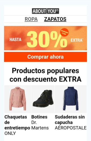 -30% de Descuento en About You.