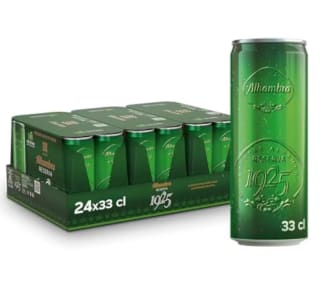 Reserva 1925 Pack 24 Latas x 33cl Cerveza Extra de Fermentación Lenta 6.4% Alcohol por solo 20,29€