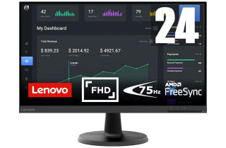 Monitor Lenovo D24-40 24" FullHD VA 75Hz 4ms HDMI VGA Cable HDMI FreeSync por solo 79,90€