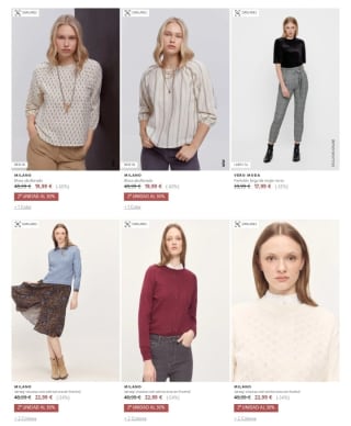 Hasta -85%, -30% en la Segunda Unidad Fifty.