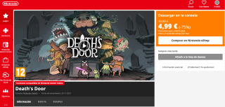 Videojuego Death's Door Nintendo Switch por solo 4,99€