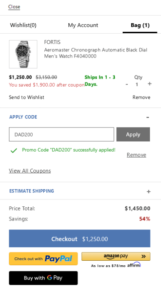 Reloj Fortis Aeromaster Hombre por solo 1,474€