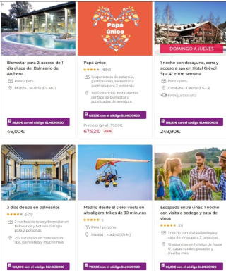 20% de descuento en seleccionados desde smartbox