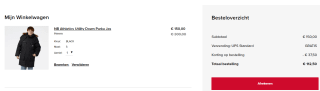 New Balance heren winter parka voor €112,50 dmv code bij New Balance