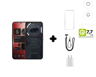 Pack Smartphone Nothing Phone (2a) Noir 256 Go à 301,99 €