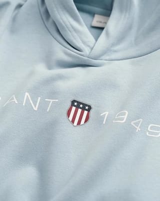 Gant Sweatshirt Marine / Lichtblauw voor €33,92 bij Amazon