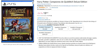 Juego para PS5 Harry Potter: Campeones de Quidditch Deluxe Edition por 19,99€