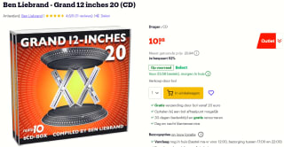 Ben Liebrand - Grand 12 Inches 20 - 6CD's voor €10,98 bij Bol.com