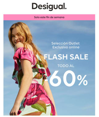 Flash Sale: TODO AL 60% (outlet)