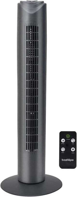Bastilipo Ventilador de torre con mando a distancia, 50W de potencia - 3 Velocidades por 30,47€