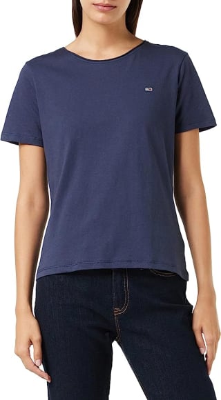 Tommy Hilfiger Tjw Slim Jersey C Neck dames T-Shirt voor €12,91 bij Amazon