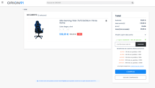 Silla Titán 71x70.5x136cm Thinia Home por solo 69,96€