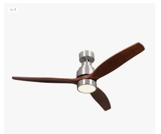 Mellerware Ventilador de Techo con Luz y Mando a Distancia por 68,29€