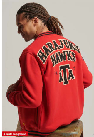 Chaqueta Bomber para Hombre Superdry COLLEGIATE por 46€