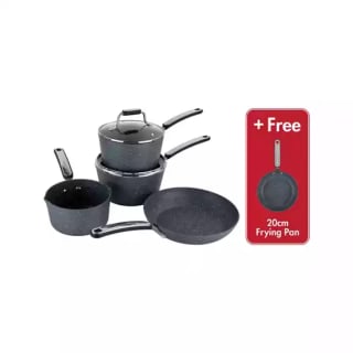 Pick Scoville expert 5-piece pan set for only £36 available at Asda