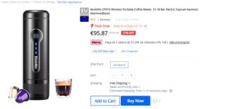 BioloMix CP010 - Cafetera Portátil por 93,99€