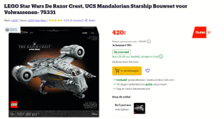 LEGO Star Wars De Razor Crest voor €420 bij Bol.com