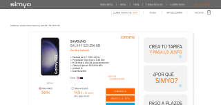 Samsung Galaxy S23 256GB por 569€