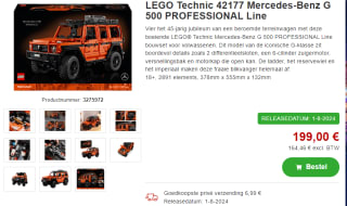 Mercedes-Benz G 500 PROFESSIONAL Line (42177) voor €199 bij Proshop