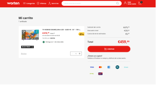 Smart TV HISENSE 55U6KQ Mini LED ULED 4K 55'' 139cm por 459€