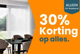 30% korting op alles bij 123jaloezie