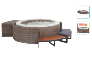 Spa gonflable Intex + marche pieds à 499,91€