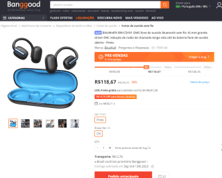 Fone de Ouvido Blitzwolf BW-Cd101 Ows Bluetooth